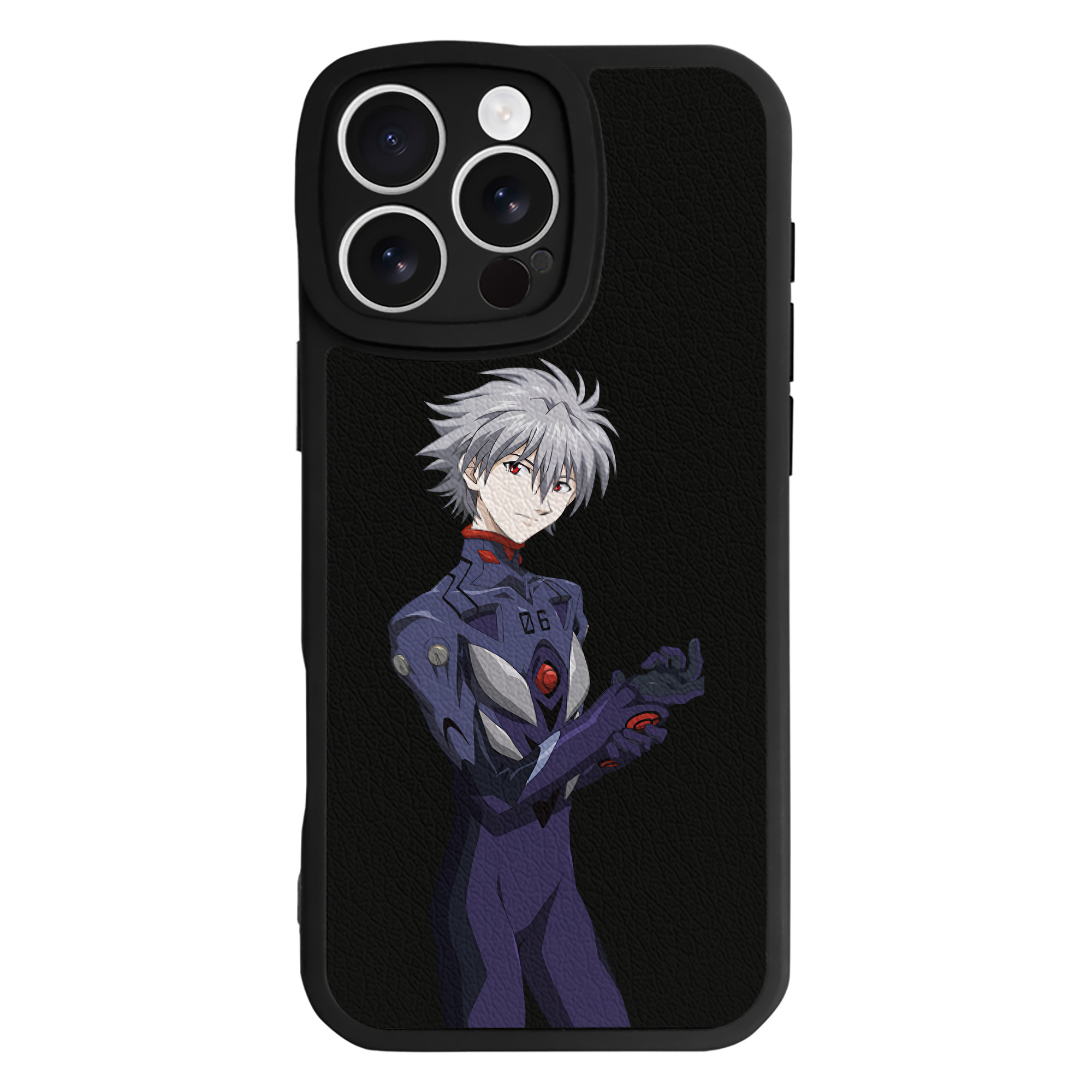 （画像用） EVA 新世紀エヴァンゲリオン 【iPhone 16シリーズ対応】シリコンスマホケース（レザー調） 材質：シリコン